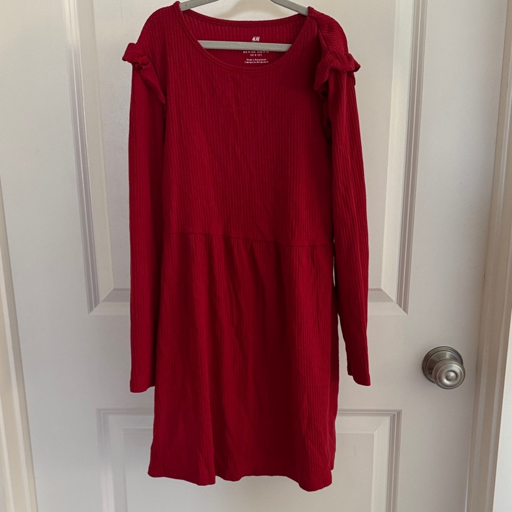 H&M Vibrant Red Kids Casual Dress